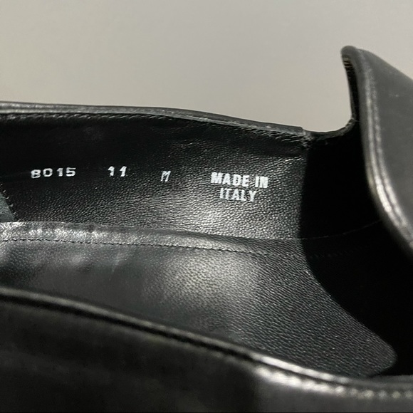 Barney’s New York Slip on Black Sz 11 M - Picture 9 of 11